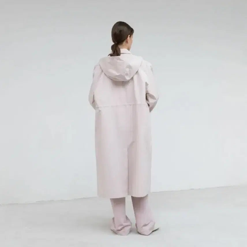 [BUNJANG] LEROBE Hooded Trench Coat (B-Grade) / 교신안함)LEROBE 후드 트렌치 코트-b급