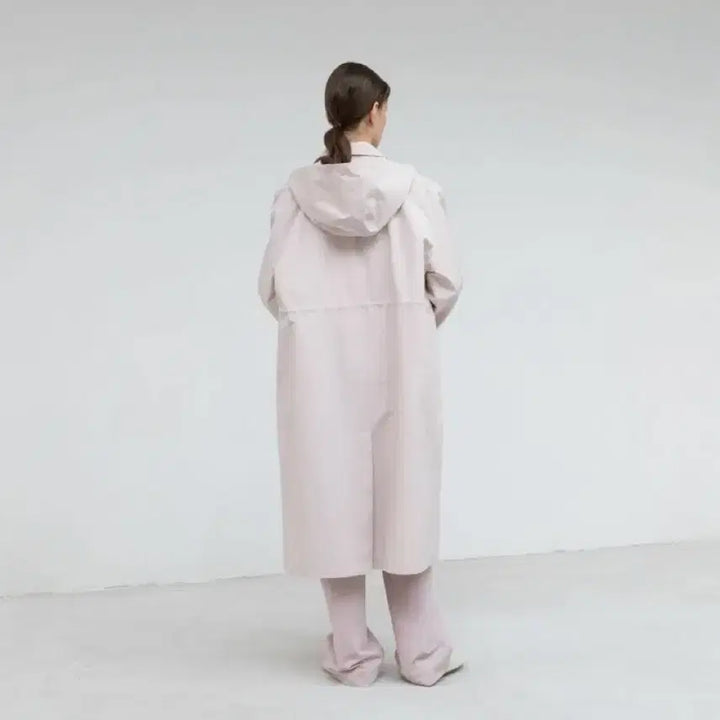 [BUNJANG] LEROBE Hooded Trench Coat (B-Grade) / 교신안함)LEROBE 후드 트렌치 코트-b급