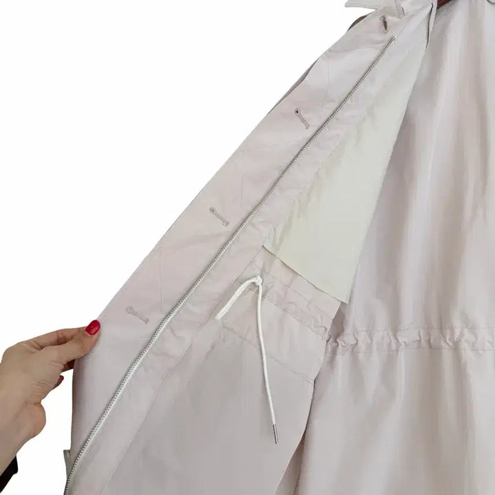 [BUNJANG] LEROBE Hooded Trench Coat (B-Grade) / 교신안함)LEROBE 후드 트렌치 코트-b급