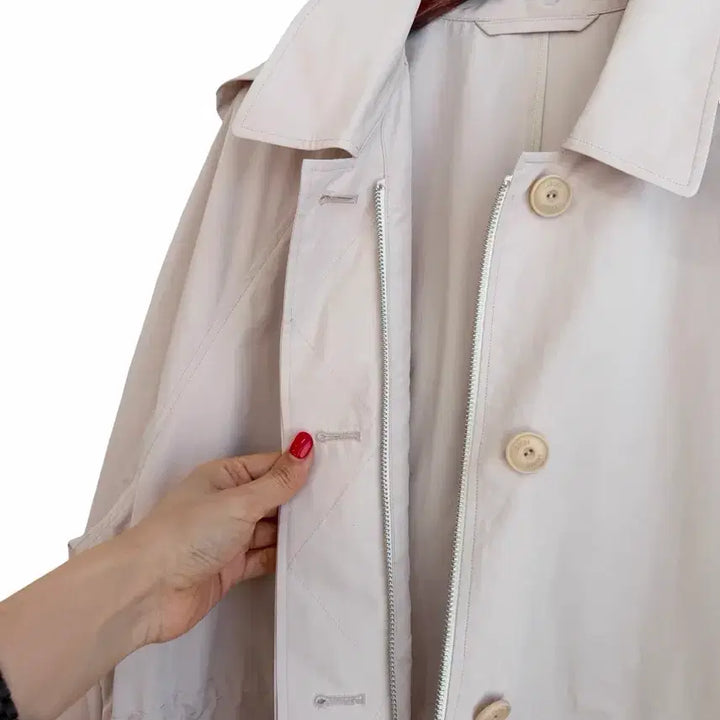 [BUNJANG] LEROBE Hooded Trench Coat (B-Grade) / 교신안함)LEROBE 후드 트렌치 코트-b급