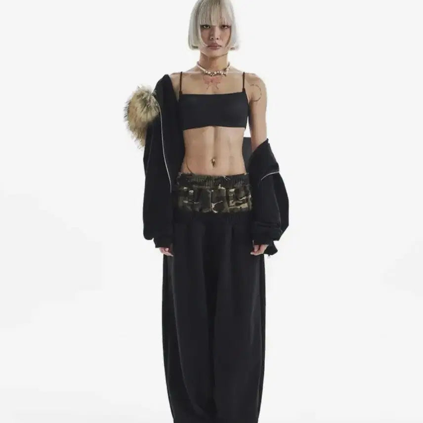 [BUNJANG] Cahier Camo Layered Pants / 카이야 카모 레이어드 팬츠 (카시코마뗑킴미스치프오호스애즈온스컬프터오도어