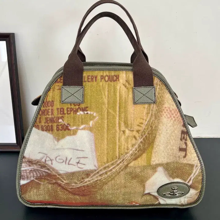 [SOLD OUT] 비비안웨스트우드 그래픽 야스민 토트백