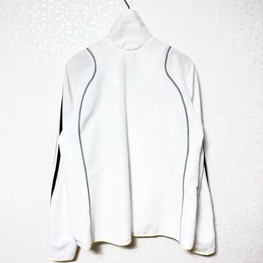 [BUNJANG] Adidas Three Stripes Training Jacket White Black / [M,95]아디다스 삼선 트레이닝 집업 자켓 흰검