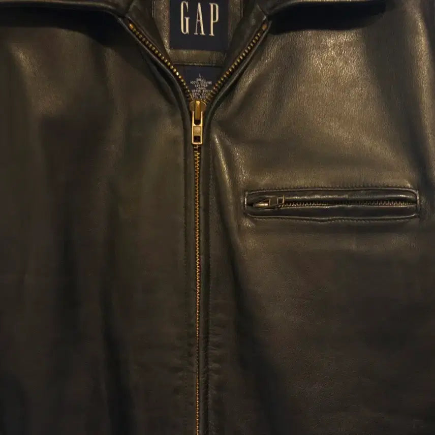 [BUNJANG] Old Navy Cowhide Leather Jacket / 00'S 올드갭 카우하이드 레더자켓