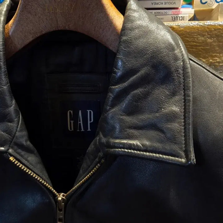 [BUNJANG] Old Navy Cowhide Leather Jacket / 00'S 올드갭 카우하이드 레더자켓