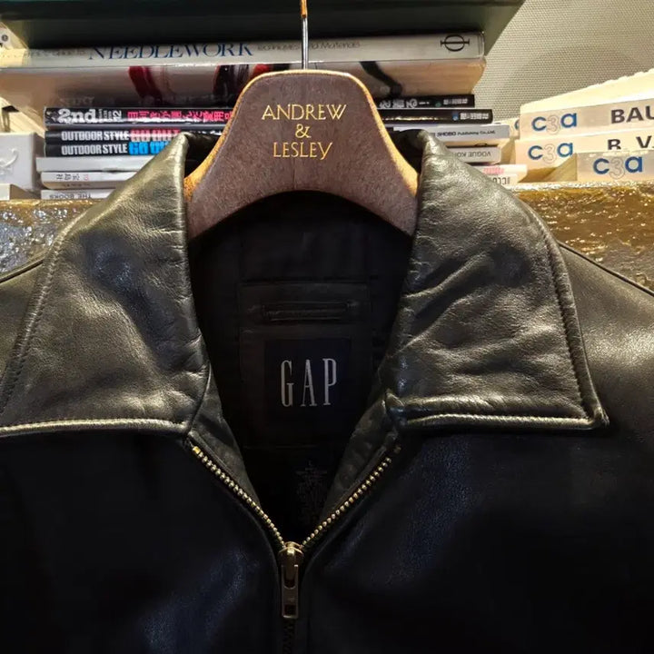 [BUNJANG] Old Navy Cowhide Leather Jacket / 00'S 올드갭 카우하이드 레더자켓