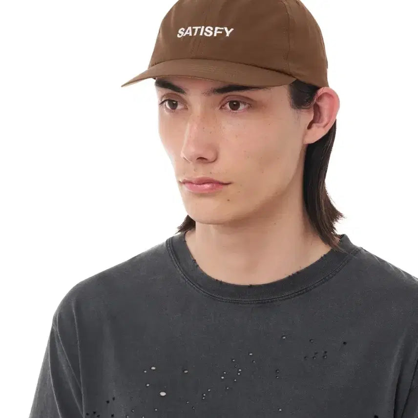 [BUNJANG] Satisfy Peace Shell Running Cap Brown / 새티스파이 satisfy 피스쉘  러닝 캡 브라운 (새상품)