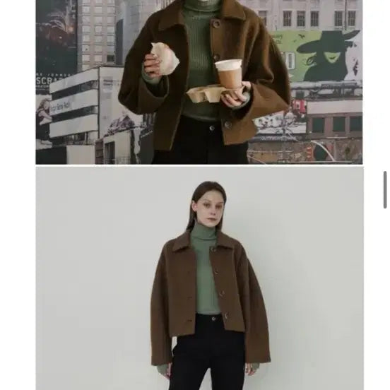 [BUNJANG] Lirisu Puppy Short Coat / 리리수 퍼피 숏 코트