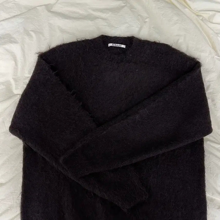 [BUNJANG] Auralee Mohair Knit Brown Sweater / 오라리 모헤어 니트 브라운 5 사이즈