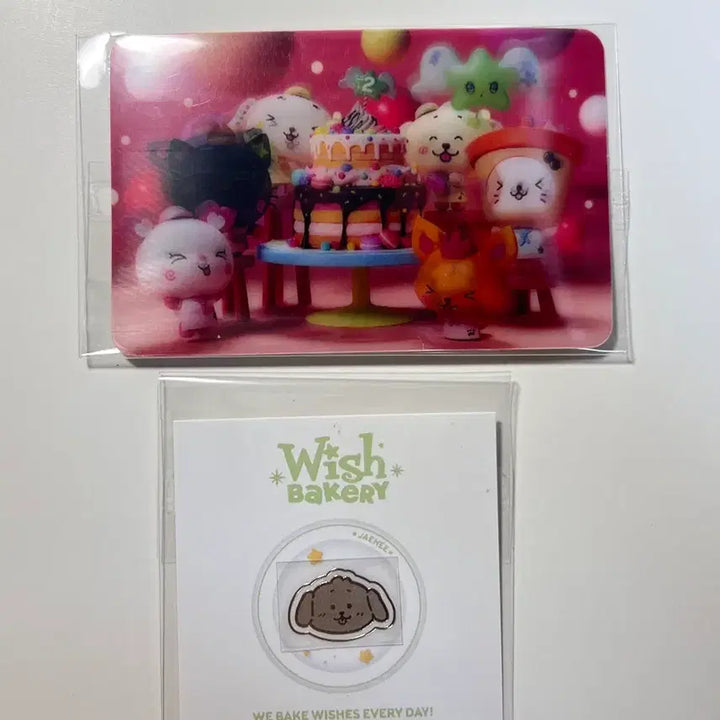 [BUNJANG] NCT WISH Jaehee Bakery Pop-Up Bundle Set Lenticular Metal Sticker / 엔시티 위시 베이커리 팝업 전차스 핀버튼 재희 댕트리버 빵 뱃지