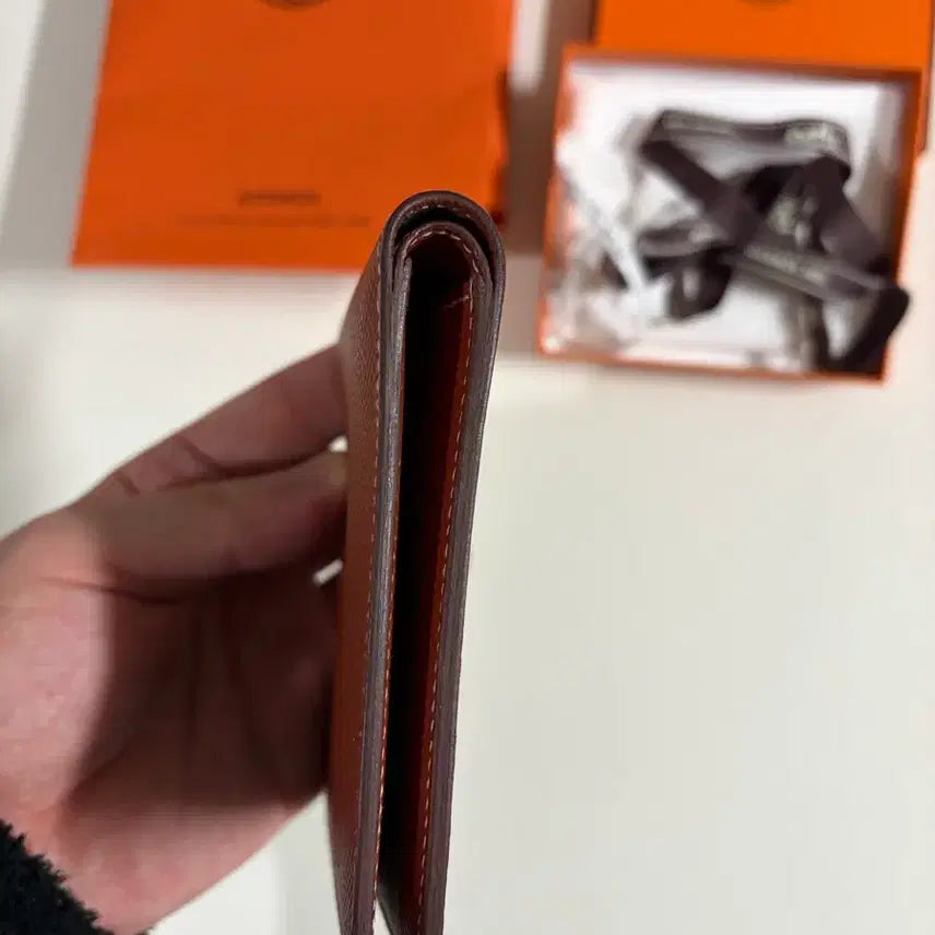 [BUNJANG] Hermes Citizen Wallet Gold / 에르메스 시티즌 반지갑 골드