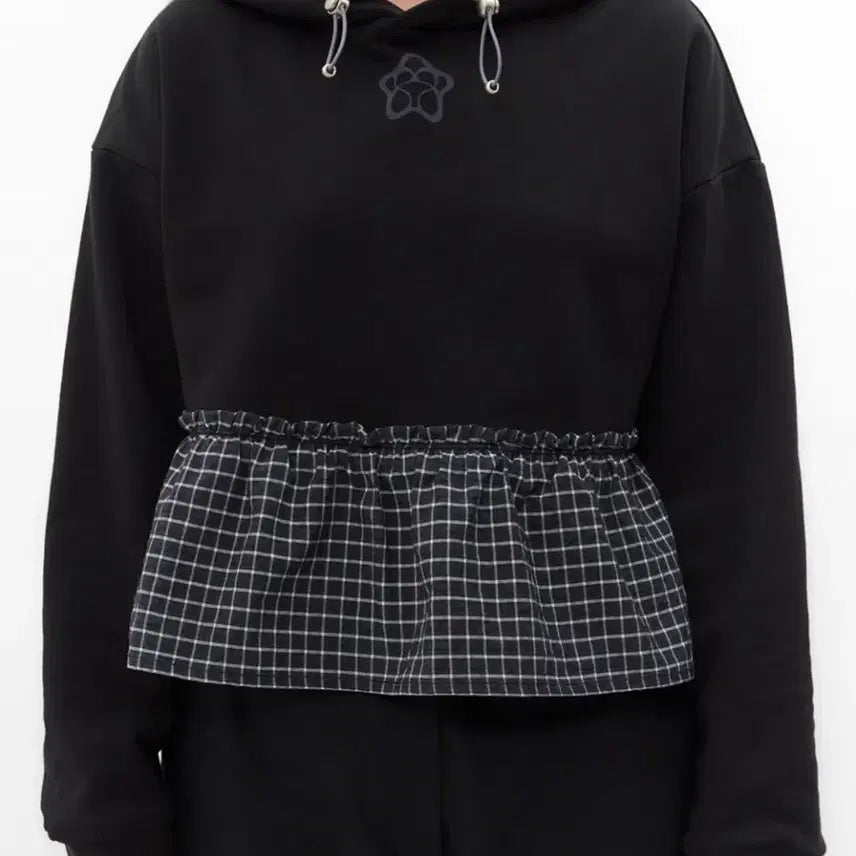 [BUNJANG] Tuomio Frill Layered Hooded Sweatshirt / 뚜오미오 FRILL LAYERED HOOD 레이어드 후드티