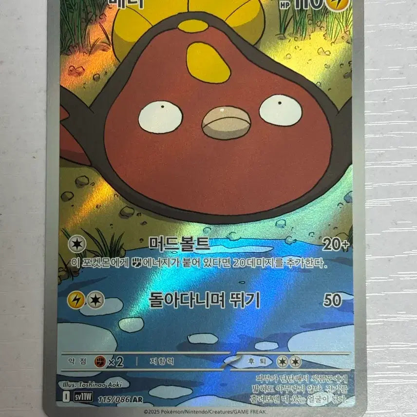 [BUNJANG] Pokemon Mede AR Card / 포켓몬카드 메더 AR (블볼화플)