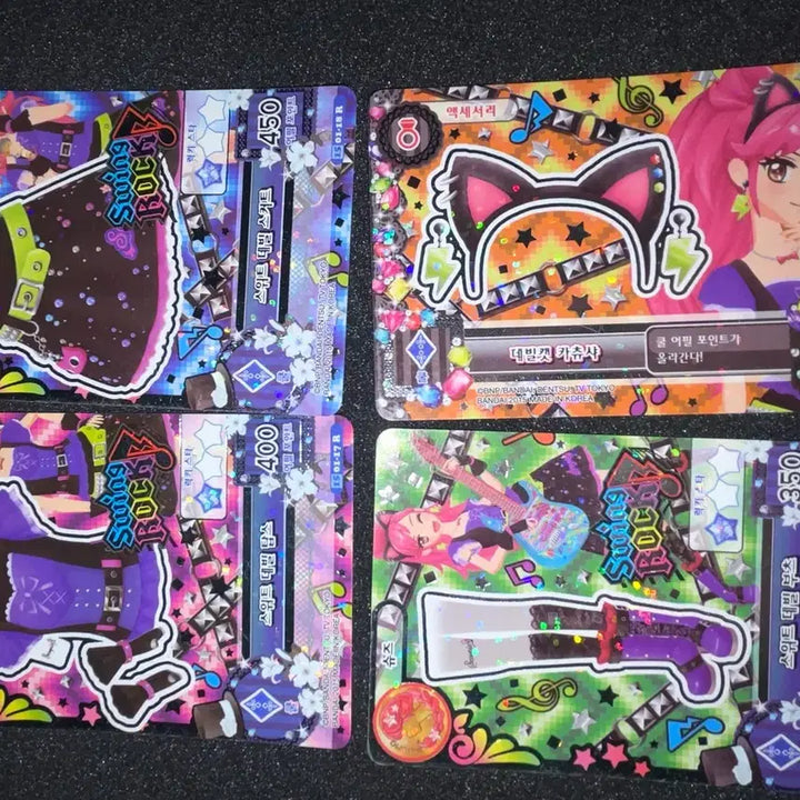 [BUNJANG] Aikatsu Swing Rock Devil Cat Item / 아이카츠 스윙록 데빌캣