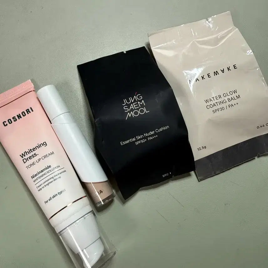 [BUNJANG] Assorted Cosmetics Bundle / 쿠션리필, 코스노리 화이트닝 드레스 크림, 삐아 오 스테이 컨실러