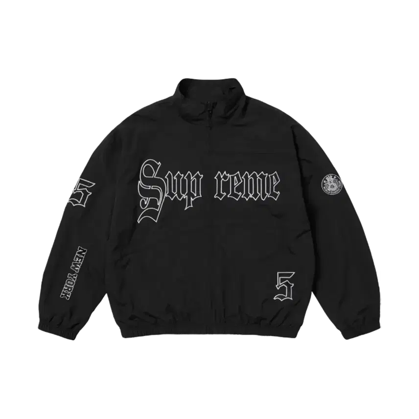 [BUNJANG] Supreme Old English Track Jacket Black / [XL] 슈프림 올드 잉글리쉬 트랙 자켓 블랙