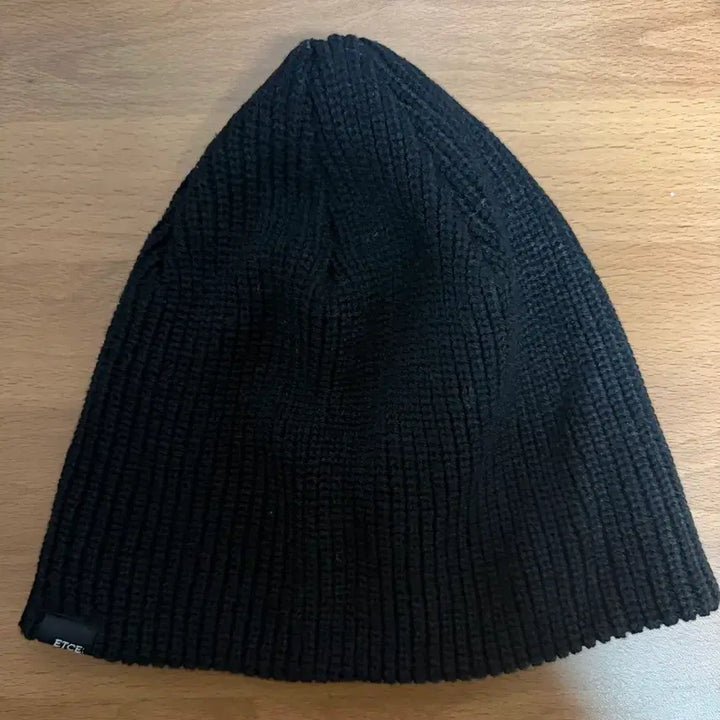 [BUNJANG] ETC Label Beanie Black / etce 이티씨이 라벨 비니 블랙