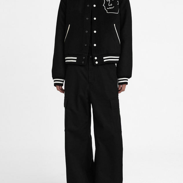 [BUNJANG] 1011 Gallery Varsity Jacket (Lining Removed) / [2] 1011갤러리 바시티자켓 안감제거버전