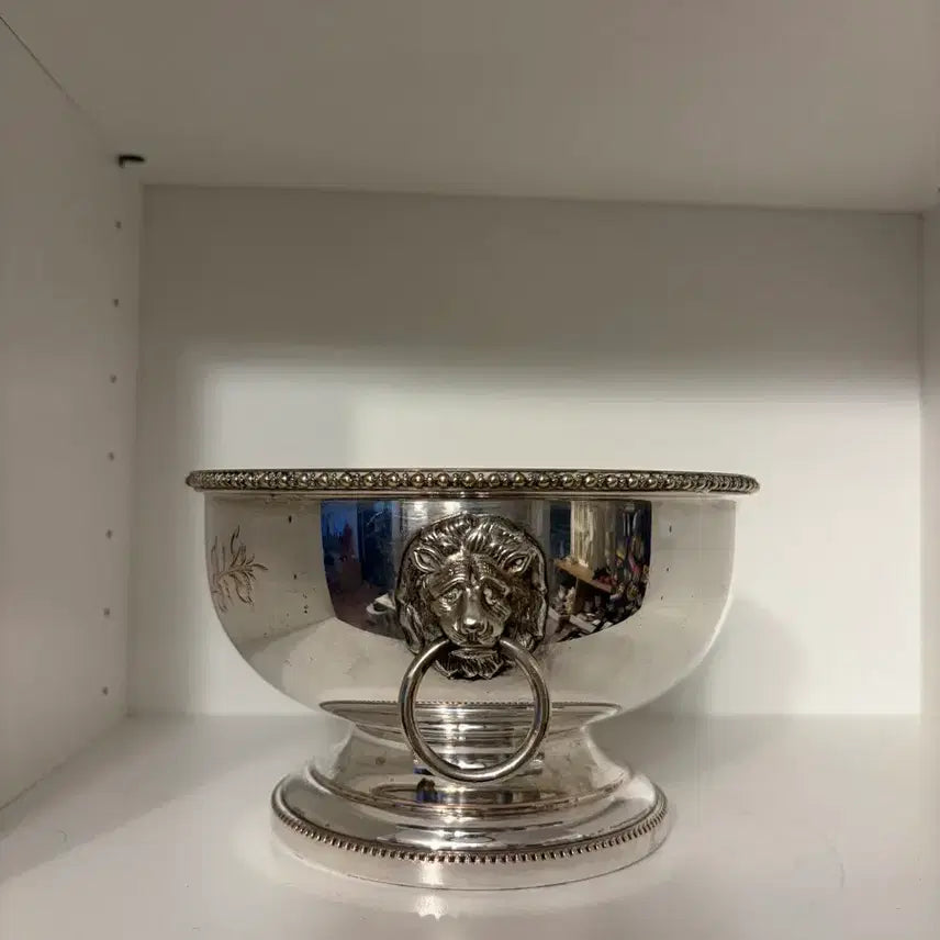 [BUNJANG] Vintage Silver Lion Head Bowl England / 빈티지 실버 라이언헤드 볼 (잉글랜드)