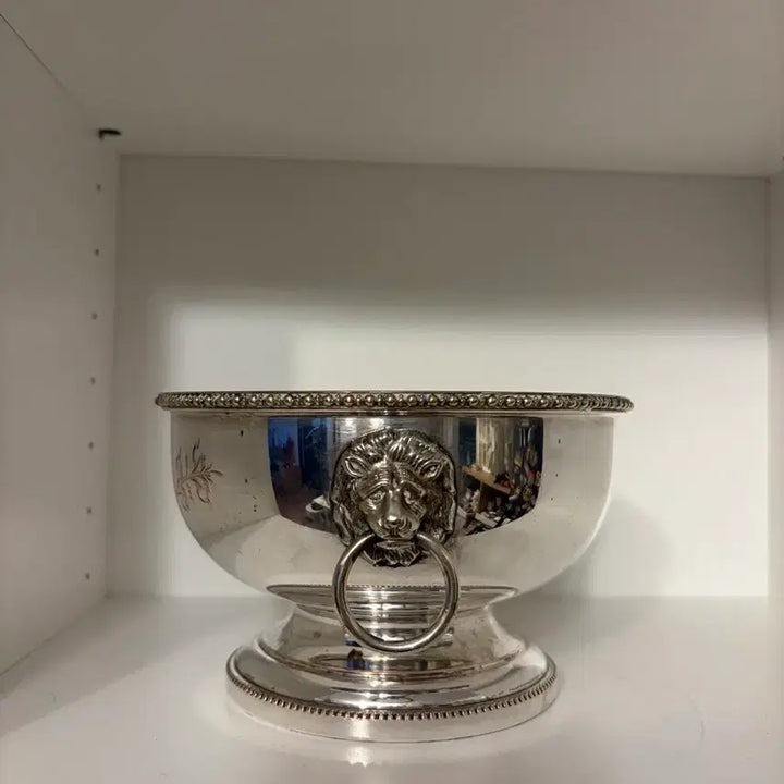 [BUNJANG] Vintage Silver Lion Head Bowl England / 빈티지 실버 라이언헤드 볼 (잉글랜드)