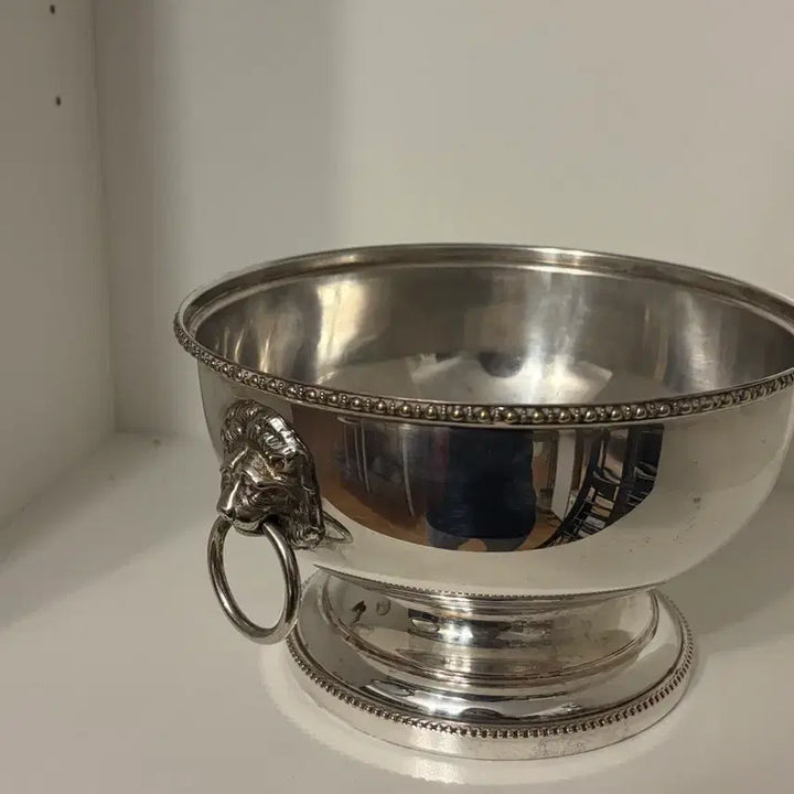 [BUNJANG] Vintage Silver Lion Head Bowl England / 빈티지 실버 라이언헤드 볼 (잉글랜드)