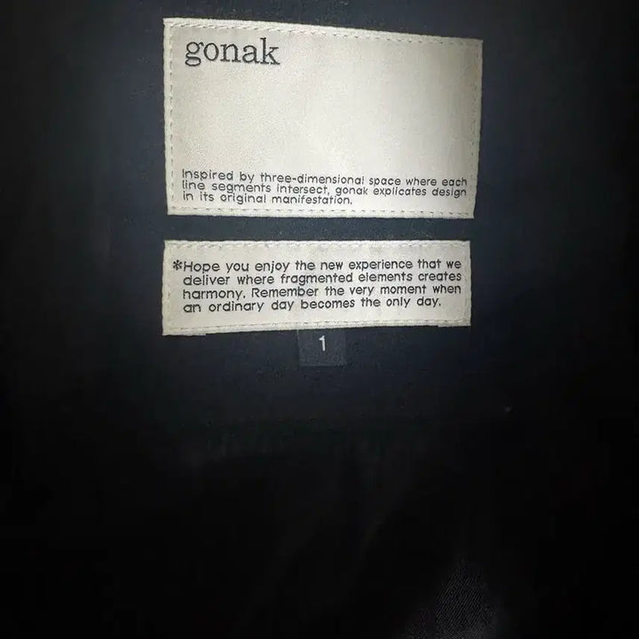 [BUNJANG] G.O.N.A.K. Ul Stadium Jacket (Size 1) / 고낙 울 스타디움자켓 1사이즈