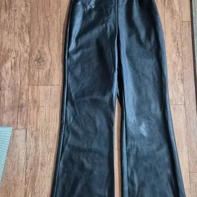 [BUNJANG] ZARA Black Leather Tube Top Jumpsuit / ZARA 자라 블랙 가죽 튜브탑 점프수트 M 새상품