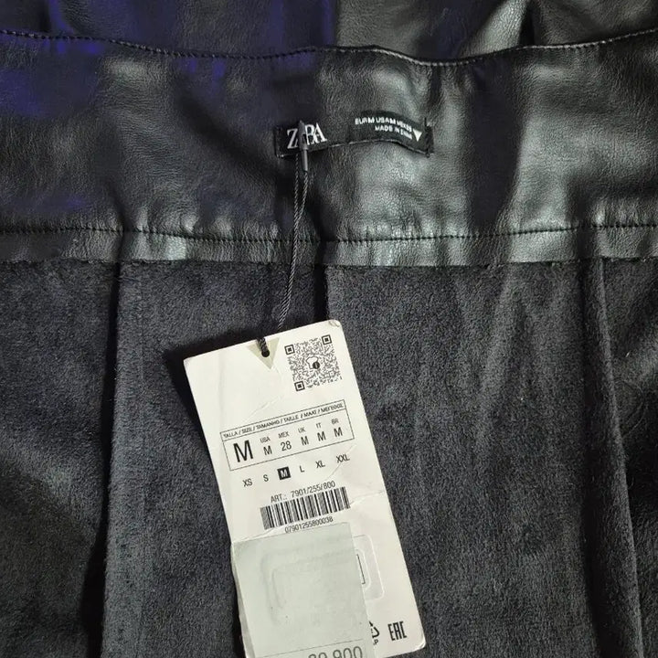[BUNJANG] ZARA Black Leather Tube Top Jumpsuit / ZARA 자라 블랙 가죽 튜브탑 점프수트 M 새상품