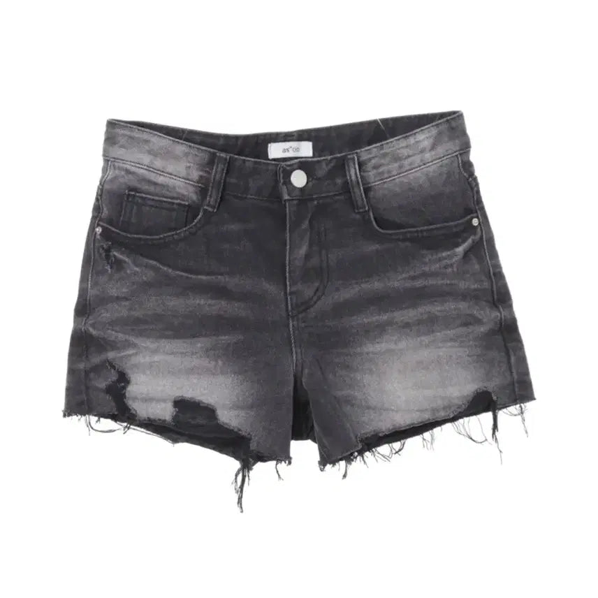 [BUNJANG] As on Black Denim Shorts / 애즈온 블랙 데님 반바지
