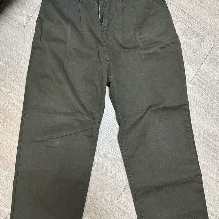 [BUNJANG] DECET DCPT007 Khaki Wide Pants / 데케트 Wide Pants DCPT007 Khaki 32