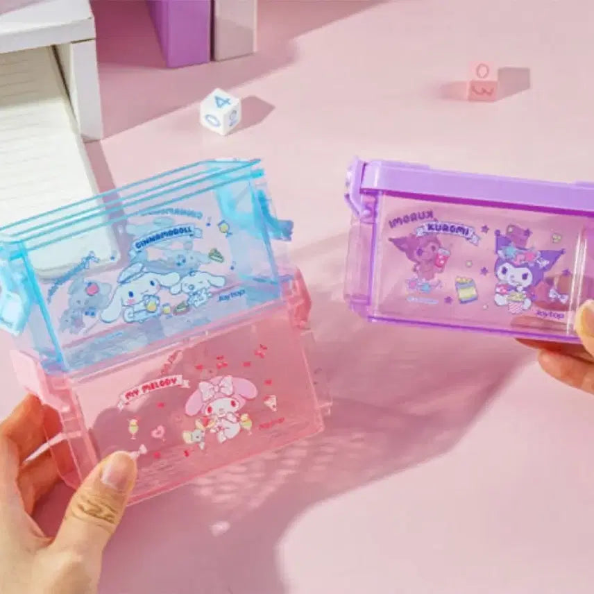 [BUNJANG] Sanrio 3-Tier Mini Storage Box / 산리오 미니 3단 수납함