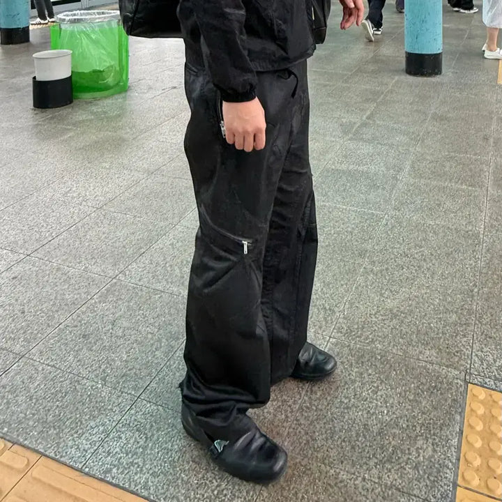 [BUNJANG] COST PER KILO Motor Pants Black L / 코스트퍼킬로 모터팬츠 블랙 L