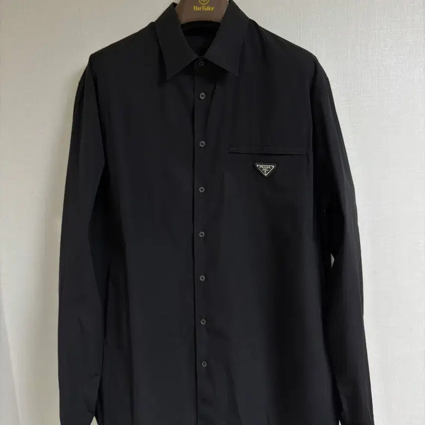 [BUNJANG] Prada Black Shirt XL / 프라다 셔츠 블랙 셔츠 XL