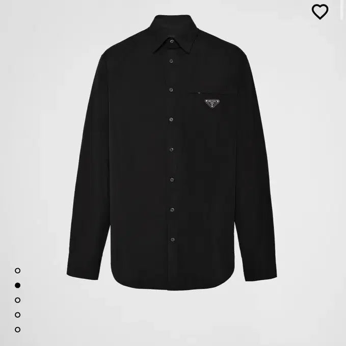 [BUNJANG] Prada Black Shirt XL / 프라다 셔츠 블랙 셔츠 XL