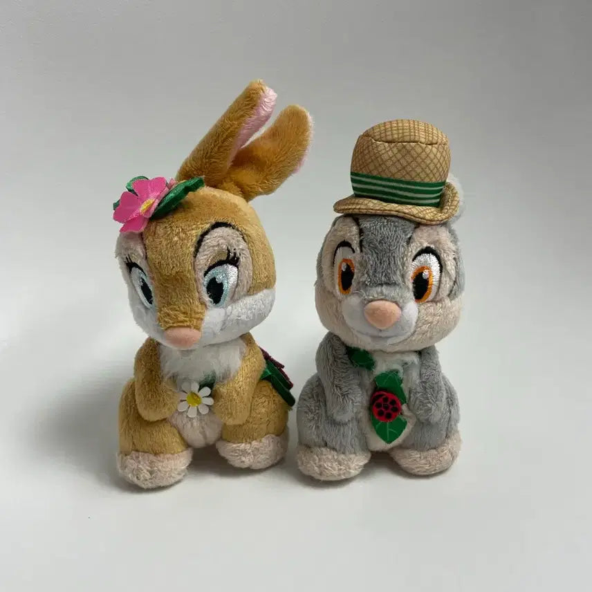 [BUNJANG] Disney Bambi Miss Bunny &amp; Thumper Rabbit Doll Set / 도쿄 디즈니 미스 바니 &amp; 썸퍼 이스터 토끼 인형 세트