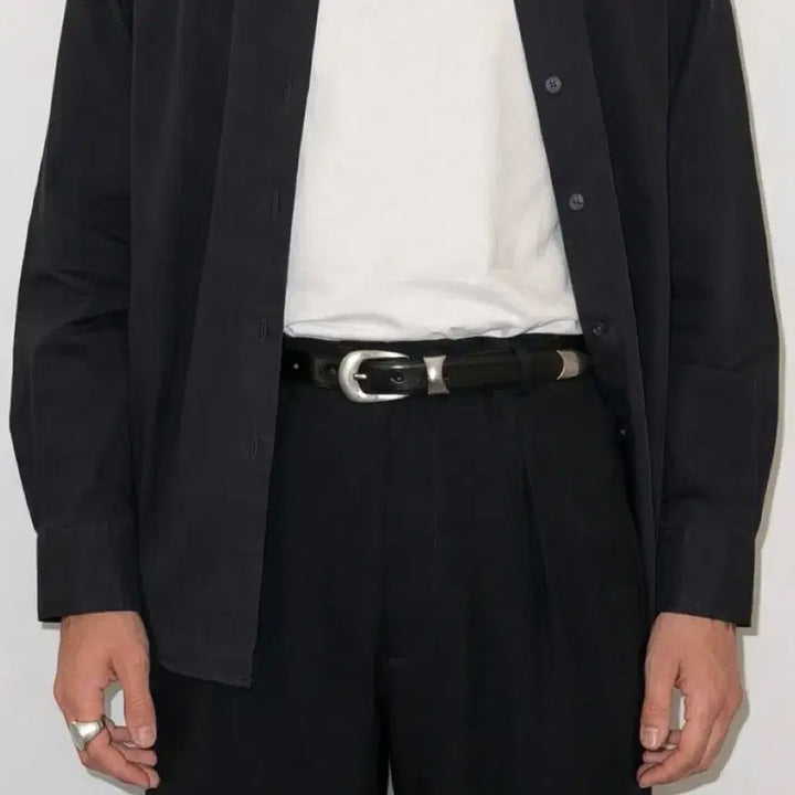 [BUNJANG] Vintage Slim Leather Belt / (2차재입고) 빈티지 2cm 소가죽벨트 프리미엄 풀그레인가죽