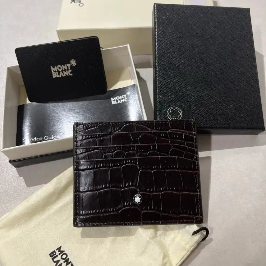 [BUNJANG] Montblanc Meisterstück 6cc Pocket Brown Cardholder / 몽블랑 마이스터스튁 6cc 포켓 브라운 (개런티카드 포함 풀박 새상품)