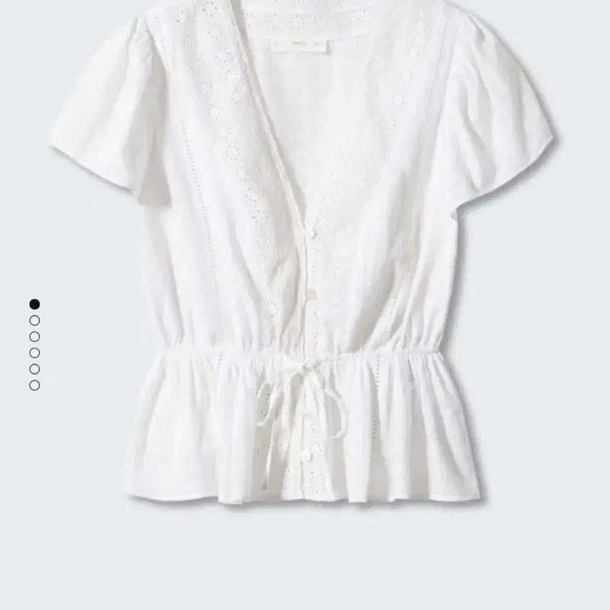[BUNJANG] Mango White Lace Blouse XS / 망고 화이트 레이스 블라우스 xs 새상품