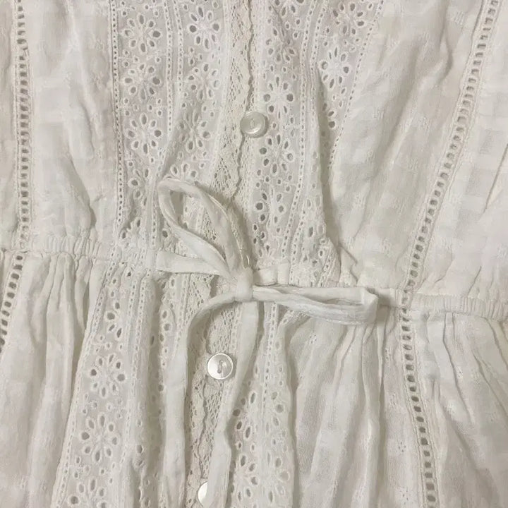 [BUNJANG] Mango White Lace Blouse XS / 망고 화이트 레이스 블라우스 xs 새상품