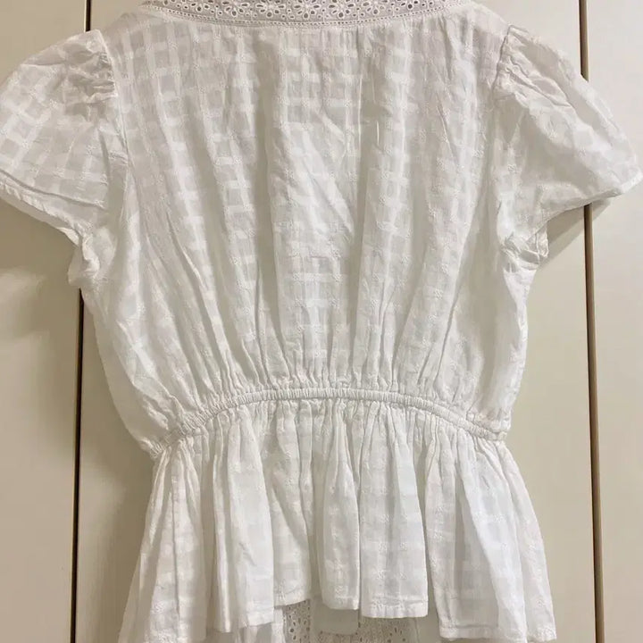 [BUNJANG] Mango White Lace Blouse XS / 망고 화이트 레이스 블라우스 xs 새상품