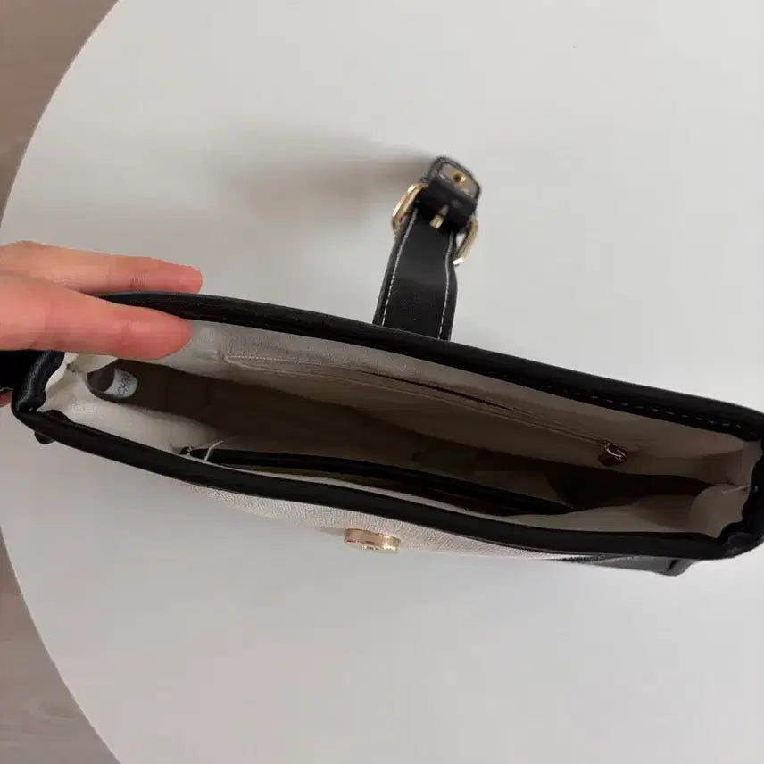 [BUNJANG] Ivory Buckle Mini Bag Shoulder Bag / (새상품)아이보리 버클 미니백 숄더백