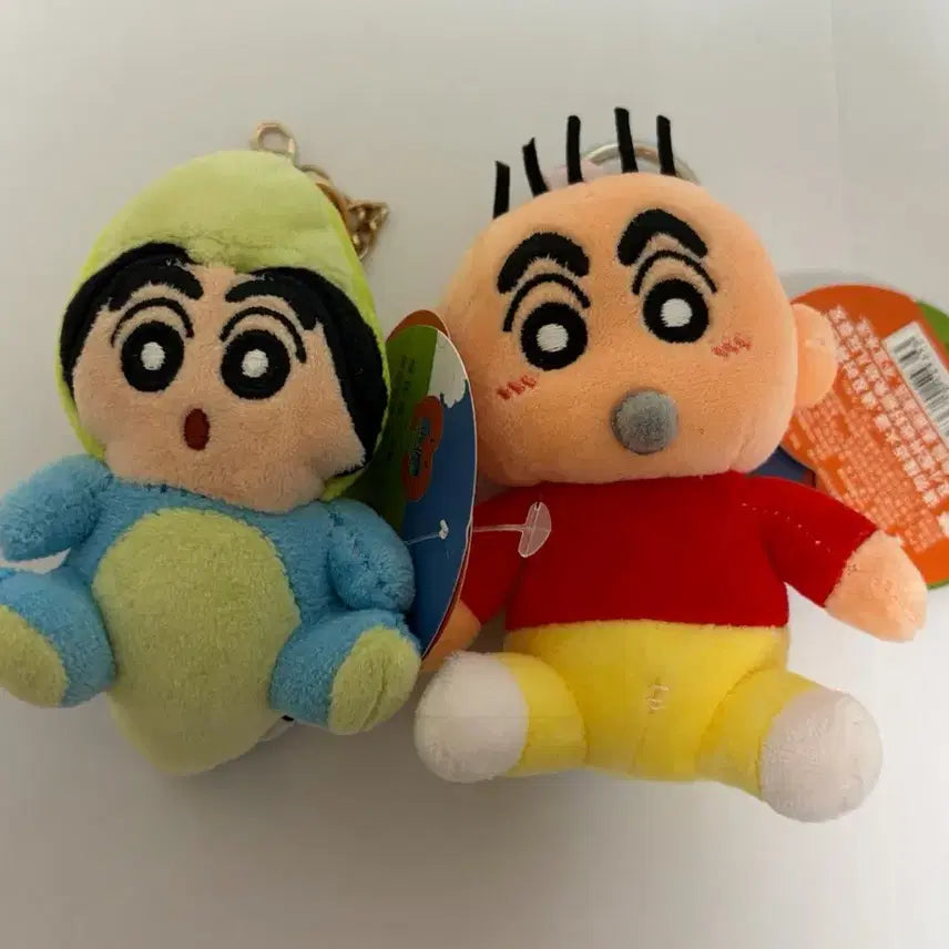 [BUNJANG] Shin Chan Plush Keyring Set / 짱구 봉제인형 키링 2종 팔아요