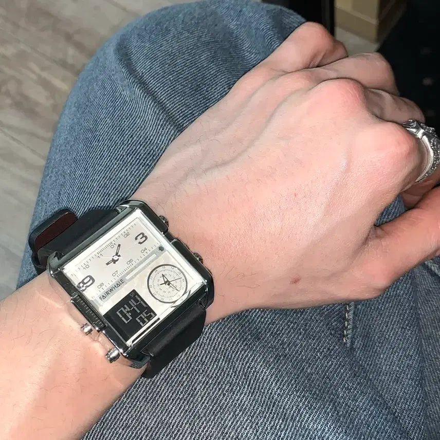 [BUNJANG] Anadez Multi-Time Wristwatch / FAIRWHALE 아나디지 멀티타임 특이한 손목시계