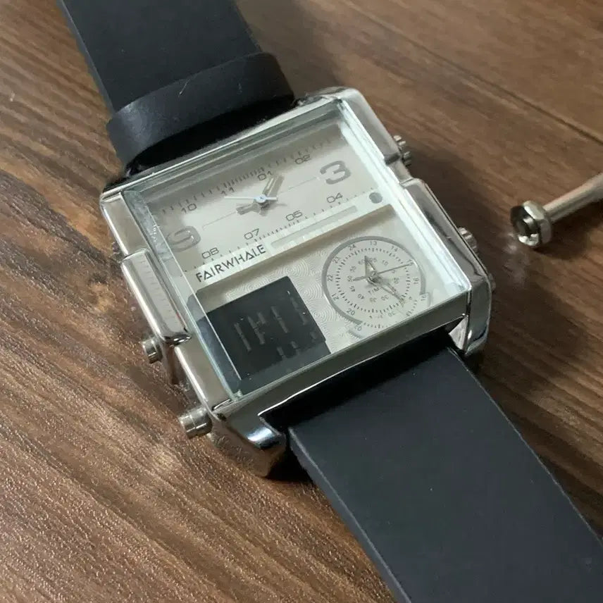 [BUNJANG] Anadez Multi-Time Wristwatch / FAIRWHALE 아나디지 멀티타임 특이한 손목시계