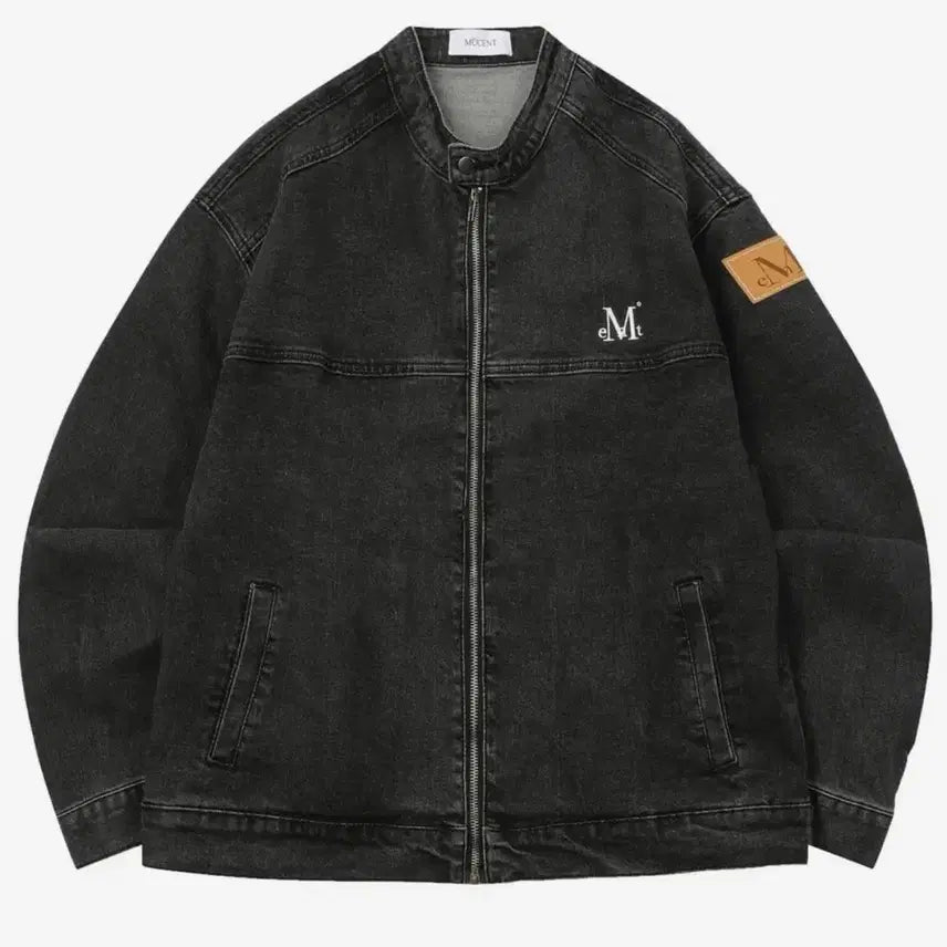 [BUNJANG] Muzkt 에펠 Cutting Denim Biker Jacket / (새상품) 무센트 에펠 커팅 데님 바이커 자켓 판매