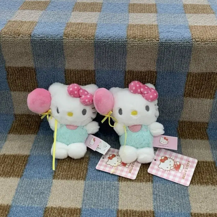 [BUNJANG] Hello Kitty Pink Balloon Keyring / (정품)헬로키티 핑크벌룬 인형키링 열쇠고리(새상품)