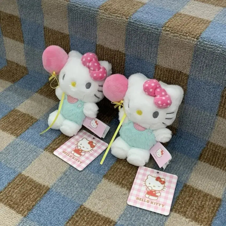 [BUNJANG] Hello Kitty Pink Balloon Keyring / (정품)헬로키티 핑크벌룬 인형키링 열쇠고리(새상품)