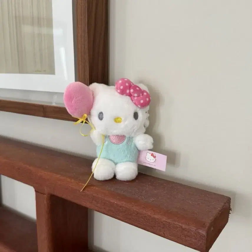 [BUNJANG] Hello Kitty Pink Balloon Keyring / (정품)헬로키티 핑크벌룬 인형키링 열쇠고리(새상품)