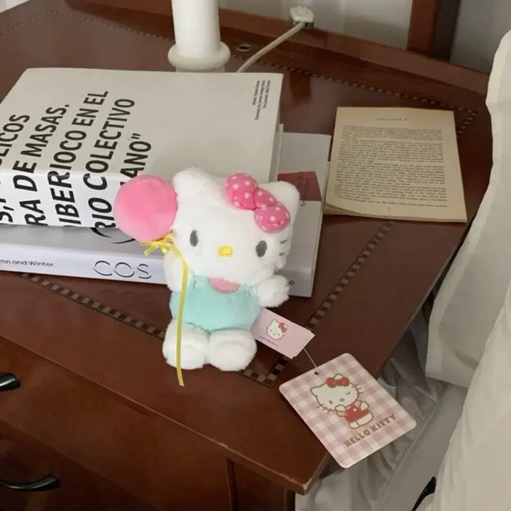 [BUNJANG] Hello Kitty Pink Balloon Keyring / (정품)헬로키티 핑크벌룬 인형키링 열쇠고리(새상품)