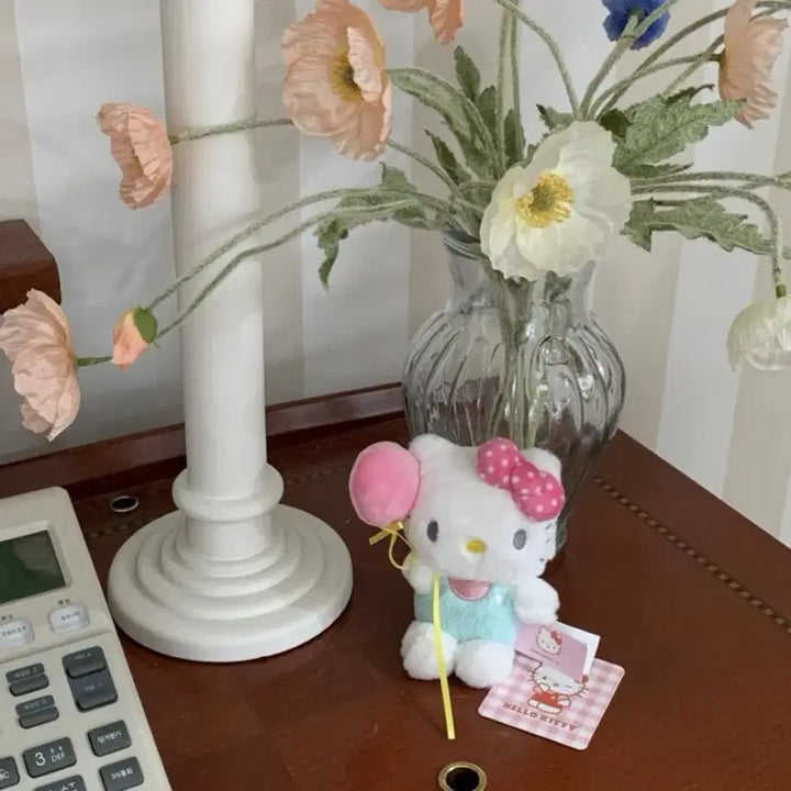 [BUNJANG] Hello Kitty Pink Balloon Keyring / (정품)헬로키티 핑크벌룬 인형키링 열쇠고리(새상품)